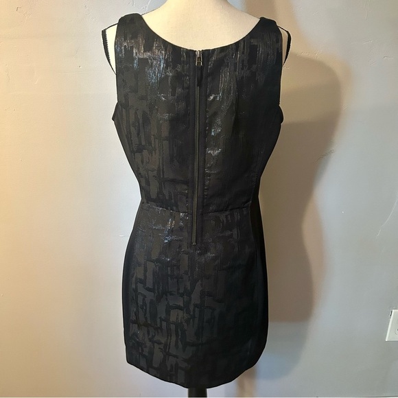 I Heart Ronson Little Black Dress Sleeveless Scoop Neck Mini Dress NWT Large - Picture 4 of 7